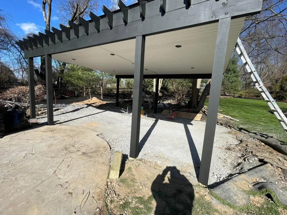 Local landscape installation with custom design in Owings Mills, MD by Empire Landscapes