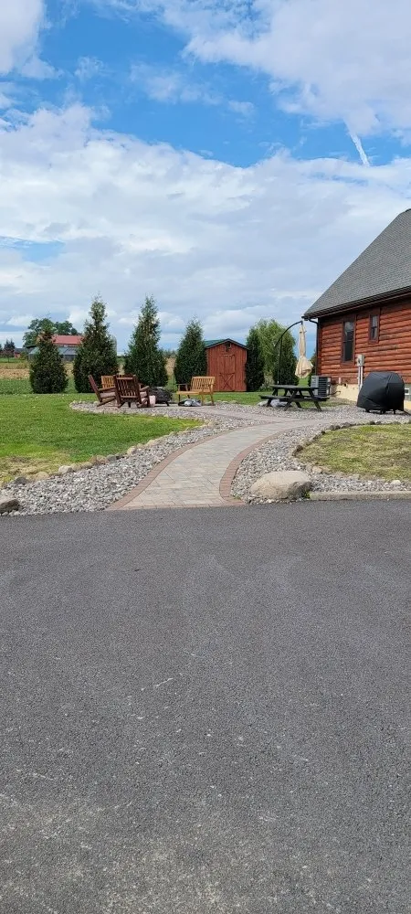 Expert outdoor landscaping with custom design across Canandaigua, NY - Empire Lawn Maintenace