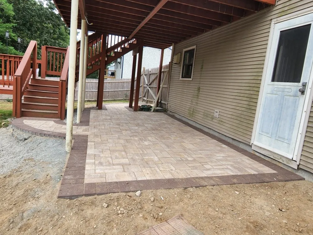 Professional landscape installation in Providence, RI by Empire Masonry