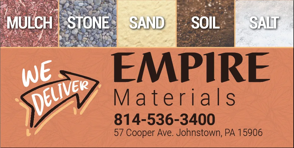 Professional residential landscaping in Johnstown, PA by Empire Materials