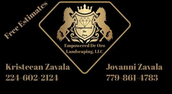 Empowered De Oro Landscaping Logo