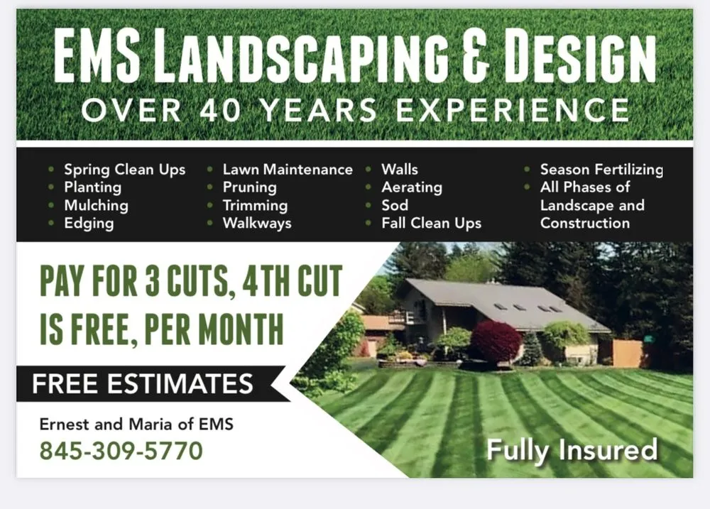 Trusted residential landscaping for homes in Pleasant Valley, NY by EMS Landscaping and Design