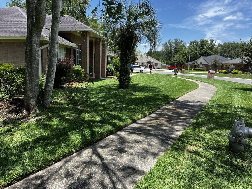 Custom yard maintenance for residential properties in Middleburg, FL by EMS Lawn Care