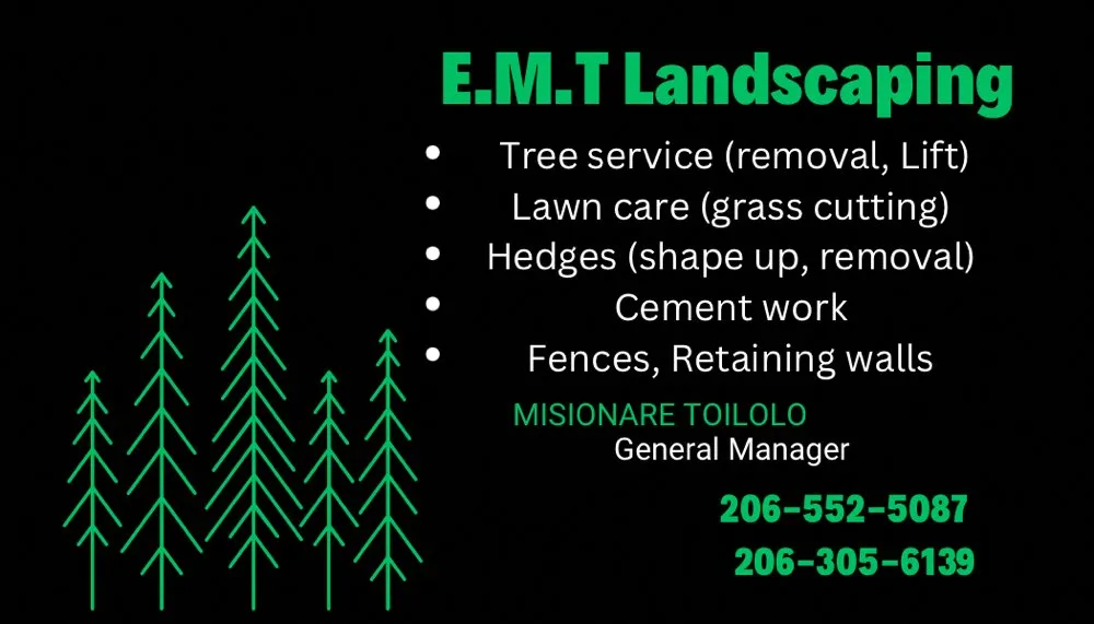 Reliable yard maintenance for residential properties across Seattle, WA - E.M.T Landscaping