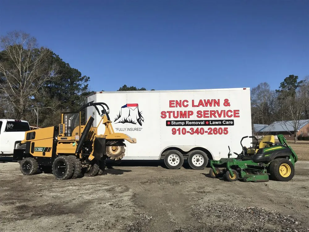 Local landscape installation experts serving Jacksonville, NC - ENC LAWN AND STUMP