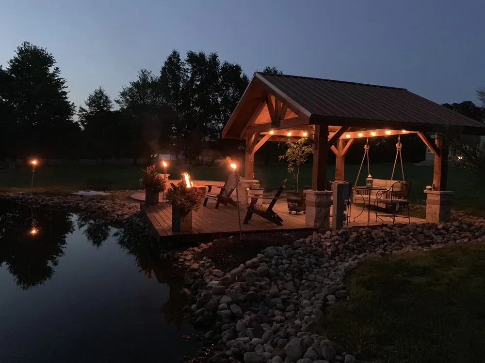 Local lawn mowing service for year-round maintenance in Canfield, OH by Enchanted Gardens Landscaping