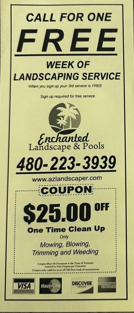 Affordable residential landscaping in Chandler, AZ - Enchanted Landscape and Pools