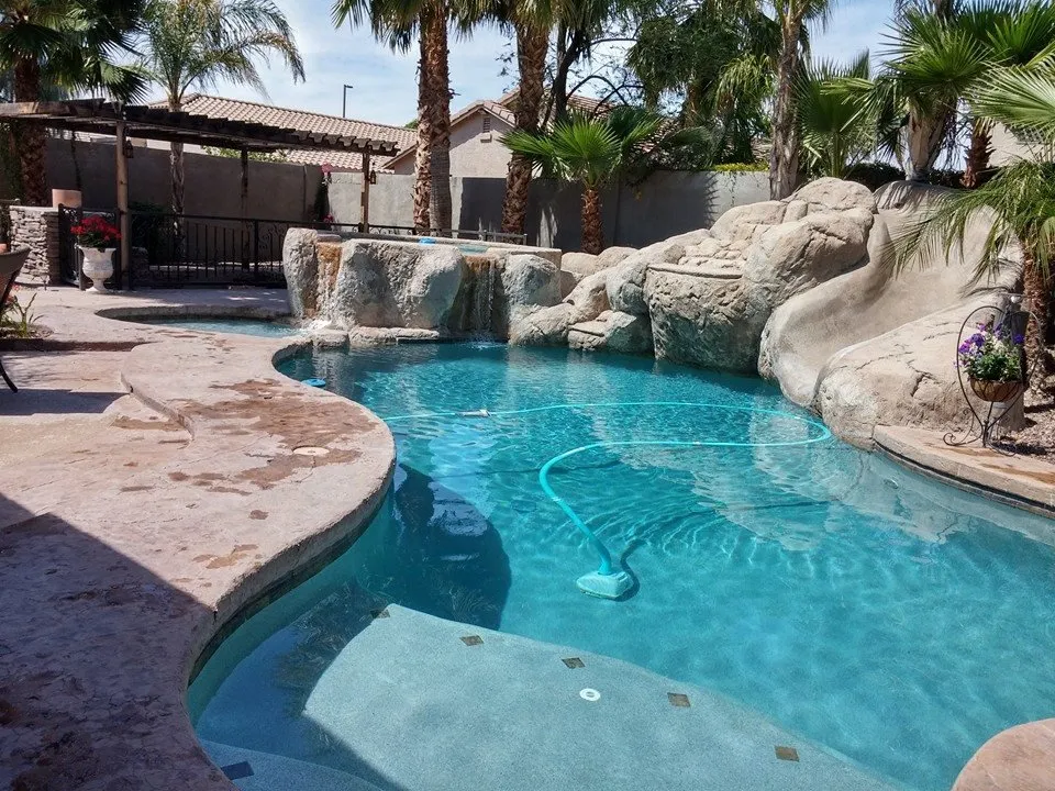 Custom landscape installation in Chandler, AZ - Enchanted Landscape and Pools