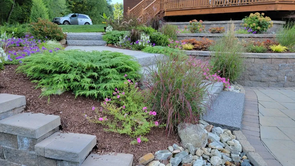 Professional landscape design in Enfield, CT by Encore Landscaping