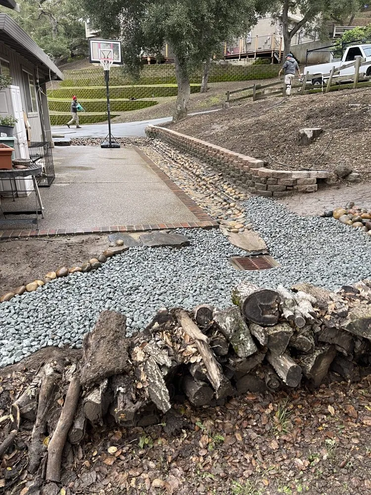 Professional yard cleanup service with custom design in Morgan Hill, CA by Endless Summer Landscape