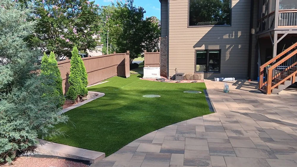 Professional garden landscaping for homes in Cumming, GA by Engle Solutions