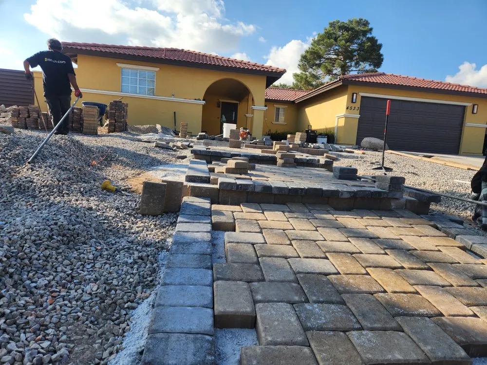 Professional landscape installation for outdoor upgrades in Henderson, NV by English Care and Landscape