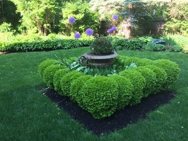 Professional lawn mowing service in Riverside, CT by English Gardens & Designs