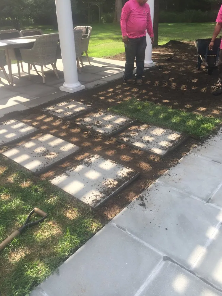 Top-rated landscape installation with custom design across Riverside, CT - English Gardens & Designs