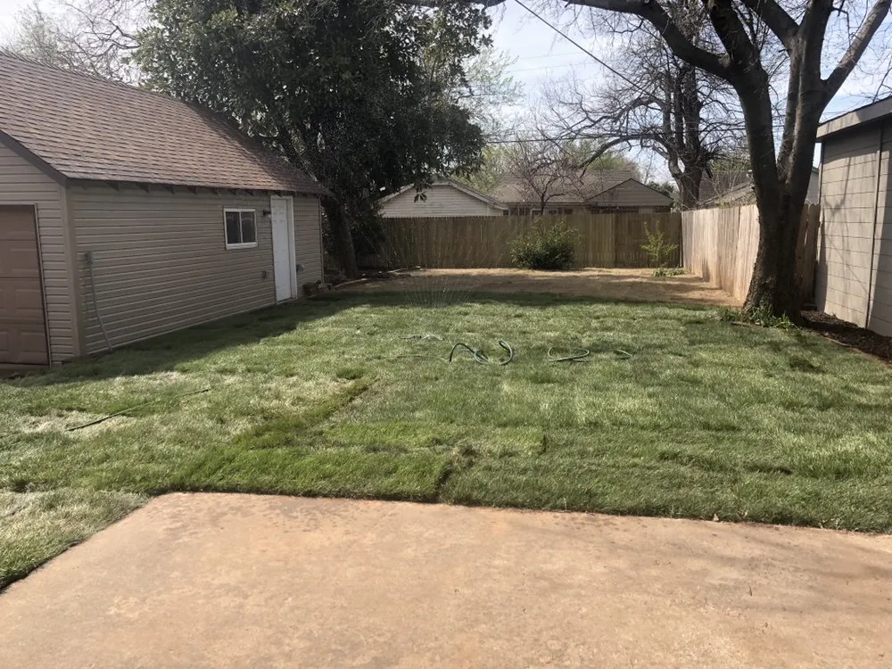 Trusted yard maintenance for residential properties in Oklahoma City, OK by Enhanced Landscape
