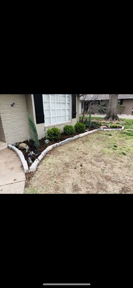 Local garden landscaping in Oklahoma City, OK by Enhanced Landscape