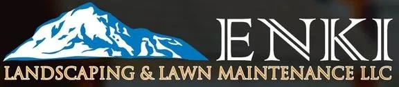 Enki Landscaping and Lawn Maintenance Logo