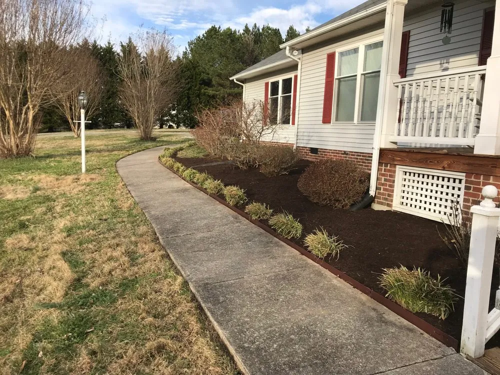 Custom outdoor landscaping in Mebane, NC by Eno Lawn Care