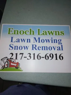 Enoch Lawn's and Snow Removal Logo