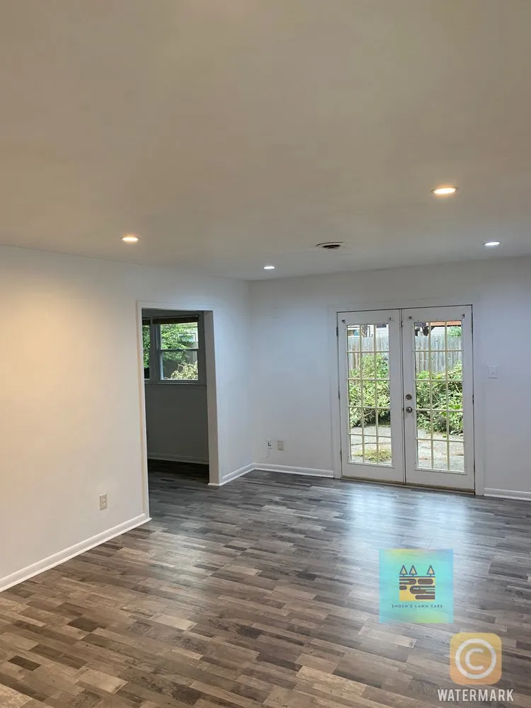 Custom landscape installation for residential properties across Suffolk, VA - Enochs Lawncare Trees Concrete and Home Renovation Contractors