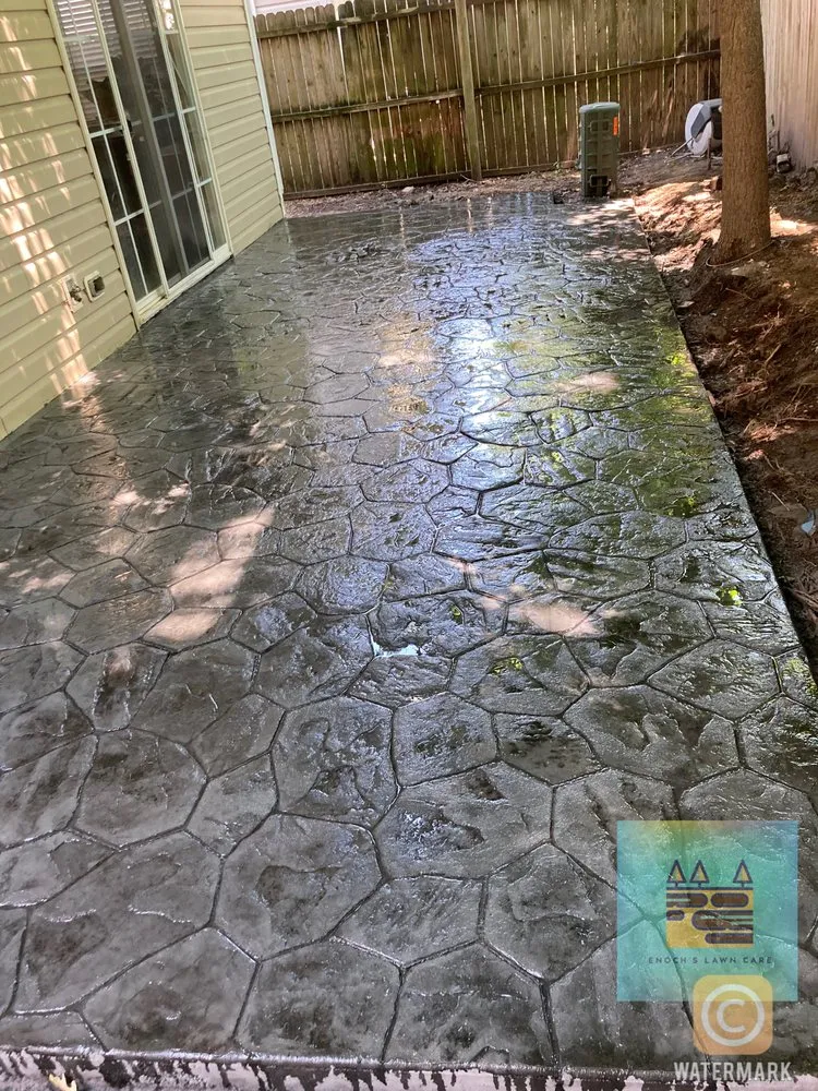 Local lawn mowing service for residential properties across Suffolk, VA - Enochs Lawncare Trees Concrete and Home Renovation Contractors