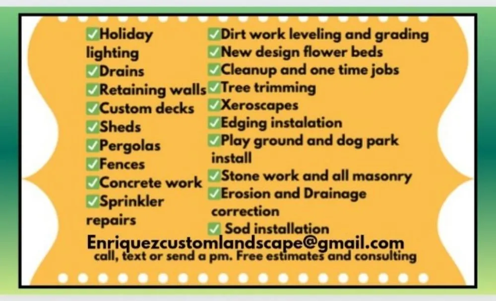 Trusted landscape installation near you in Corsicana, TX by Enriquez Landscape