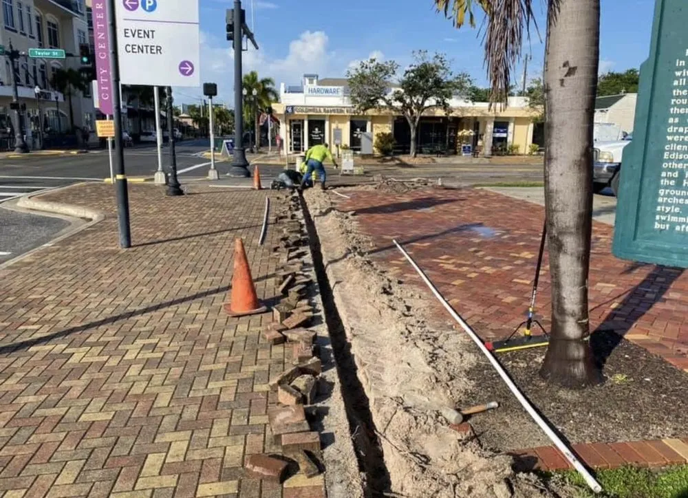 Professional outdoor landscaping in North Port, FL by ENS Ed and Sons Brick Pavers and Landscaping