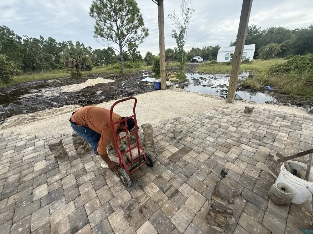 Affordable yard maintenance experts serving North Port, FL - ENS Ed and Sons Brick Pavers and Landscaping