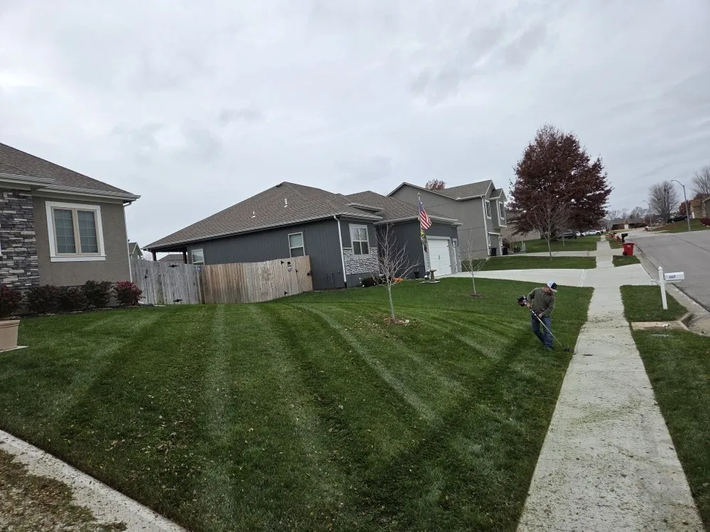 Affordable landscape design in Odessa, MO by Enterprise Lawn Care KC