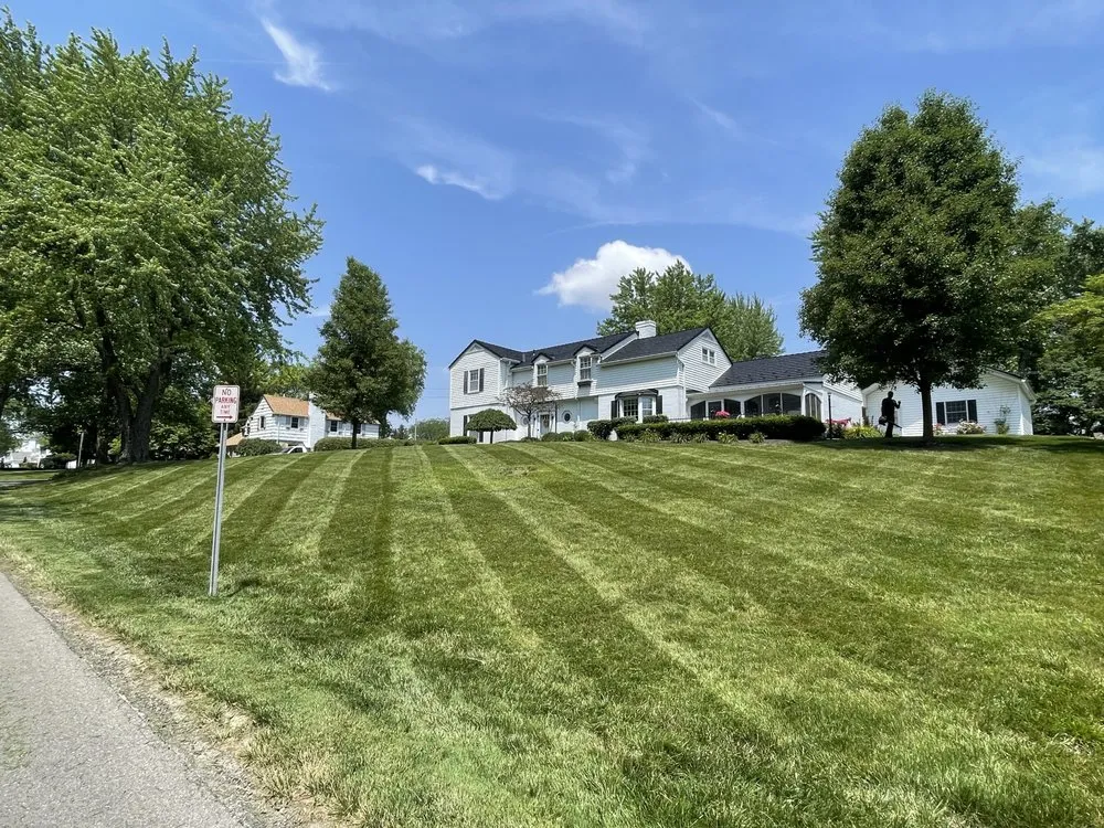 Professional yard maintenance with custom design in Greenville, OH by Enterprises Of HG