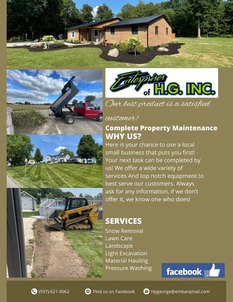 Top-rated residential landscaping near you across Greenville, OH - Enterprises Of HG