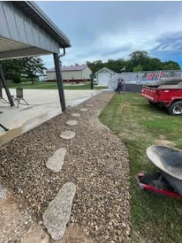 Custom outdoor landscaping in Greenville, OH by Enterprises Of HG