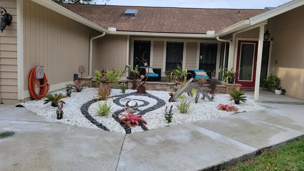 Expert yard maintenance for residential properties in Sarasota, FL by Entrusted Landscapes