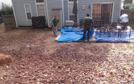 Expert yard maintenance with custom design in Woodstock, GA by Enviro-Tech Landscapes