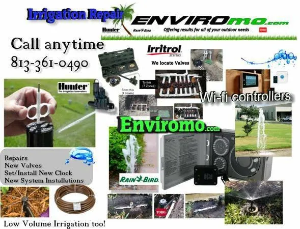Local yard maintenance experts serving Tampa, FL - Enviromo Irrigation and Sprinkler Repair
