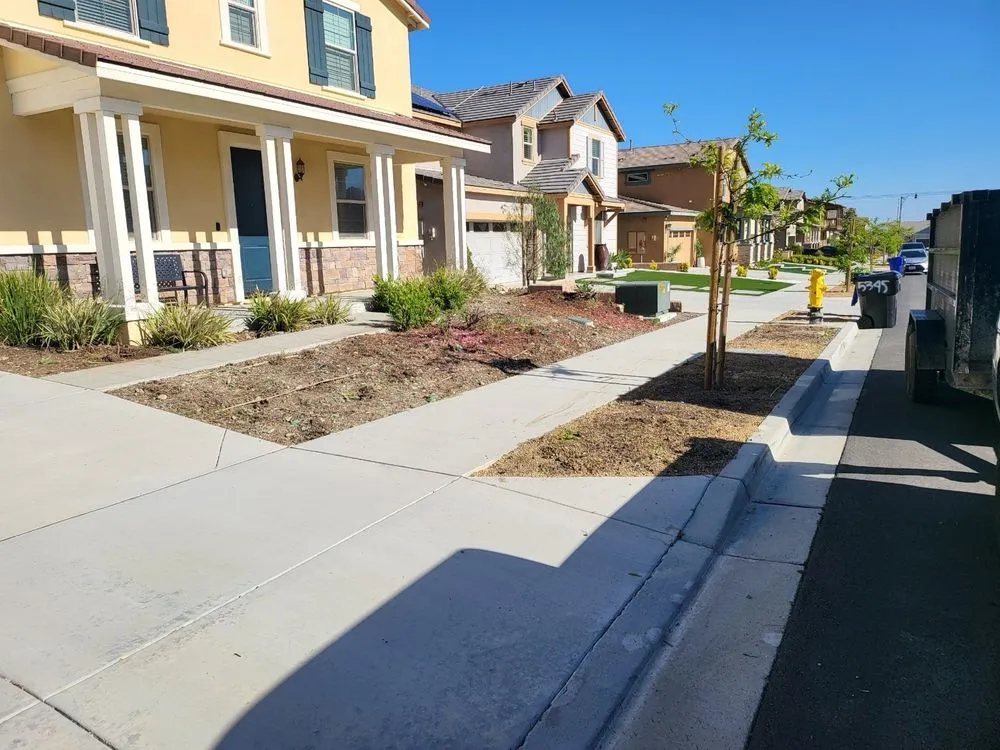 Professional outdoor landscaping with custom design in Rialto, CA by Environmental landscape