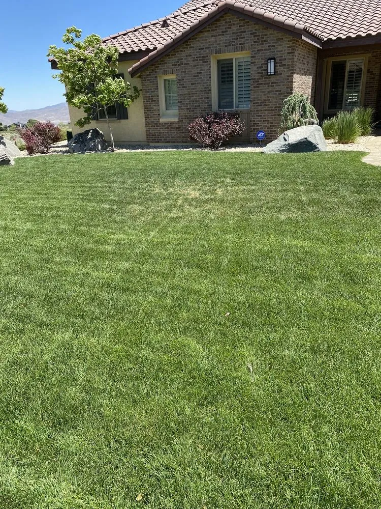 Professional lawn mowing service in Reno, NV by Envirotech Landscape Construction