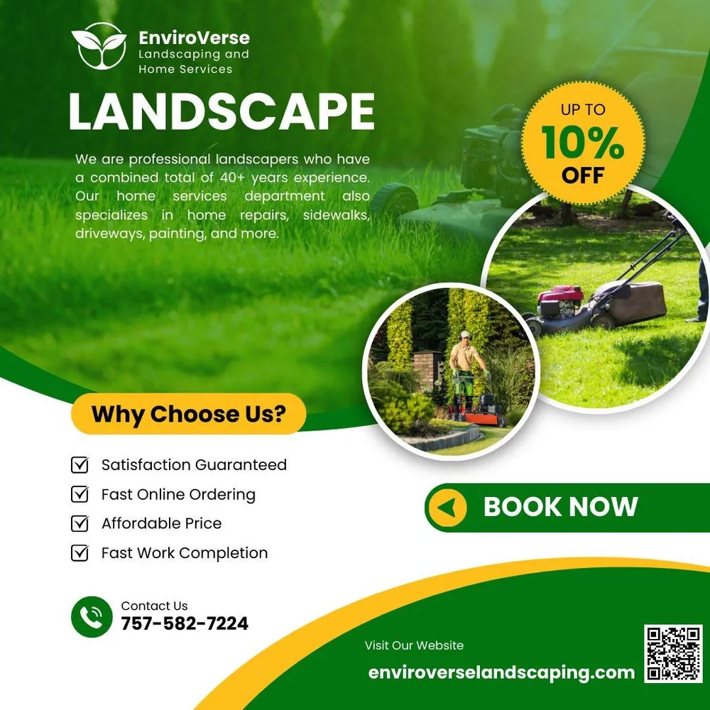 Local landscaping services experts serving Portsmouth, VA - EnviroVerse Landscaping