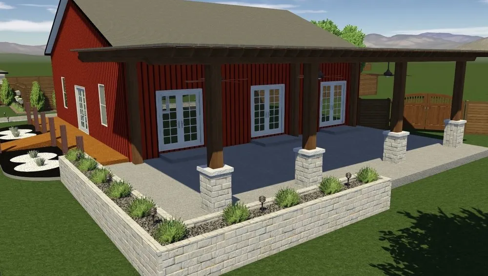 Professional residential landscaping in Cedar Park, TX by Envision Designs