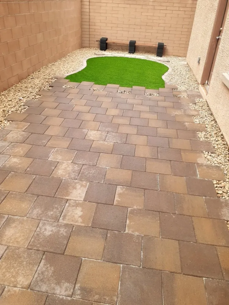 Affordable landscape installation for residential properties in North Las Vegas, NV by Envision Landscape Design
