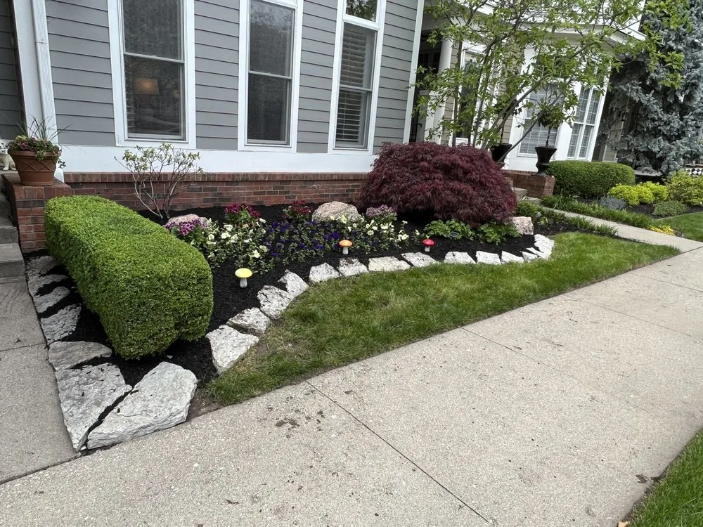 Expert landscape installation in Indianapolis, IN by Envision Landscaping