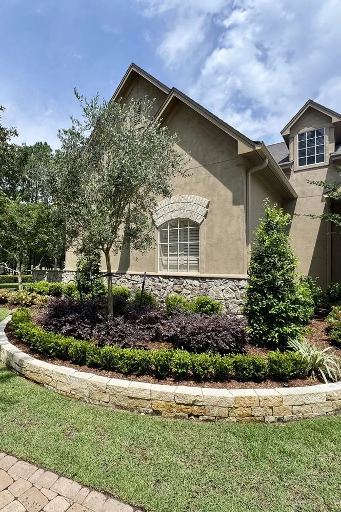 Professional outdoor landscaping for residential properties across Tomball, TX - Envy Exteriors