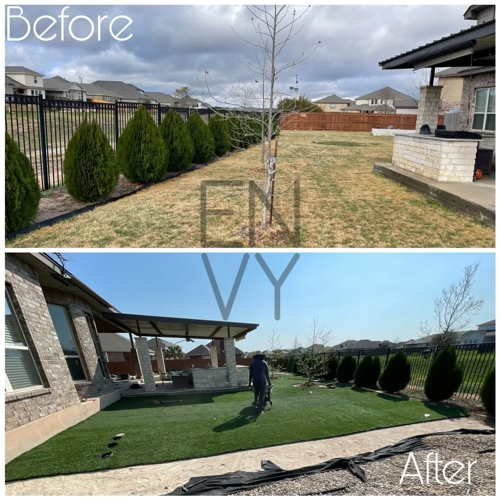 Expert yard cleanup service in San Antonio, TX by ENVY Landscapes