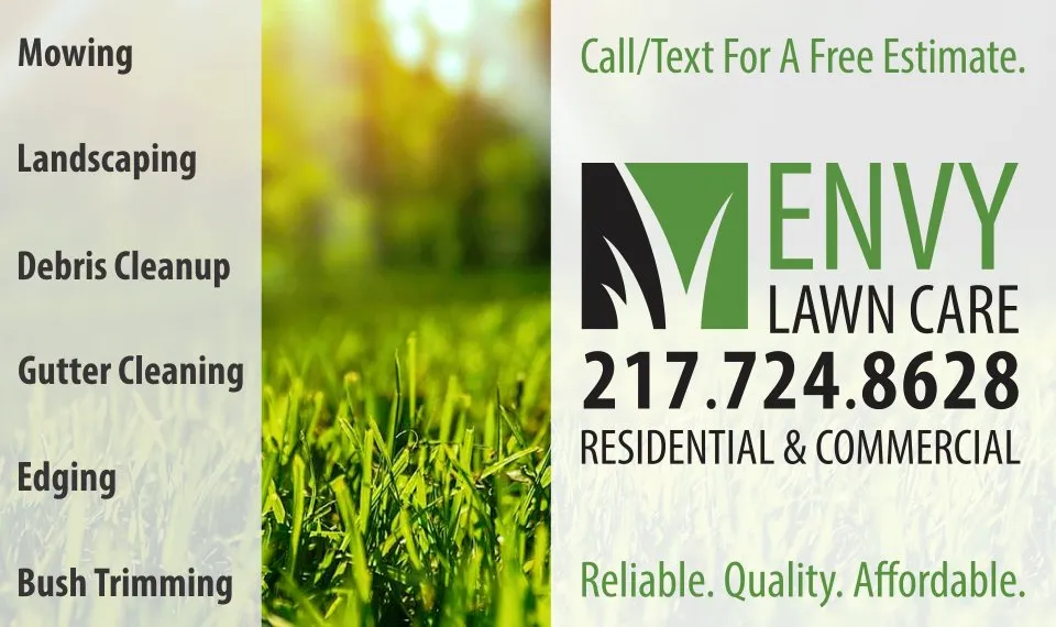 Top-rated lawn care service with custom design in Auburn, IL by Envy Lawn Care