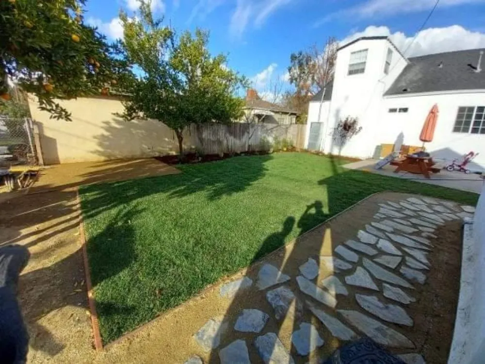 Professional landscape installation in Pacoima, CA by EOC Gardening Services