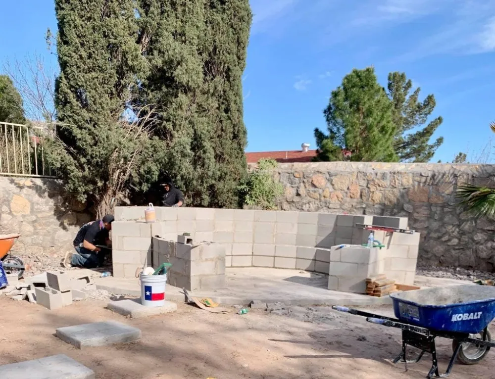 Custom landscaping services for residential properties in EL Paso, TX by EP Texas Designs