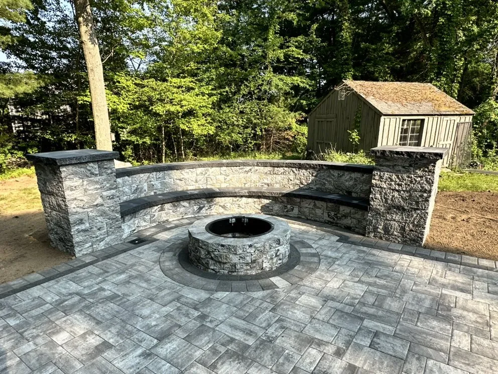 Professional garden landscaping in Milford, MA by Epic Masonry & Landscape