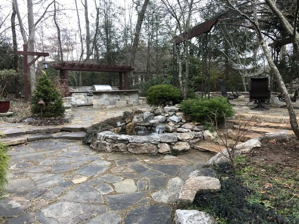 Top-rated landscape installation in Asheville, NC by Epilef Stonework & Landscaping