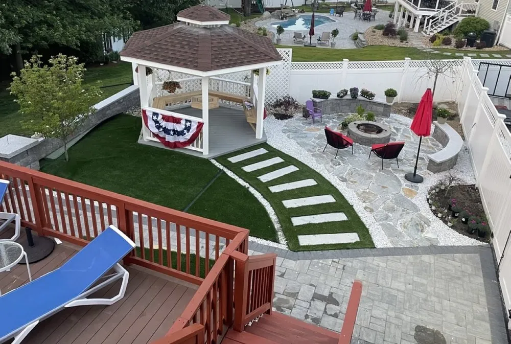 Professional landscaping services for outdoor upgrades across North Andover, MA - EPS Construction
