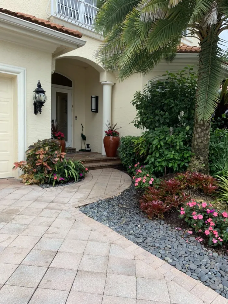 Professional garden landscaping for beautiful yards across Pompano Beach, FL - Equilibrium Landscape